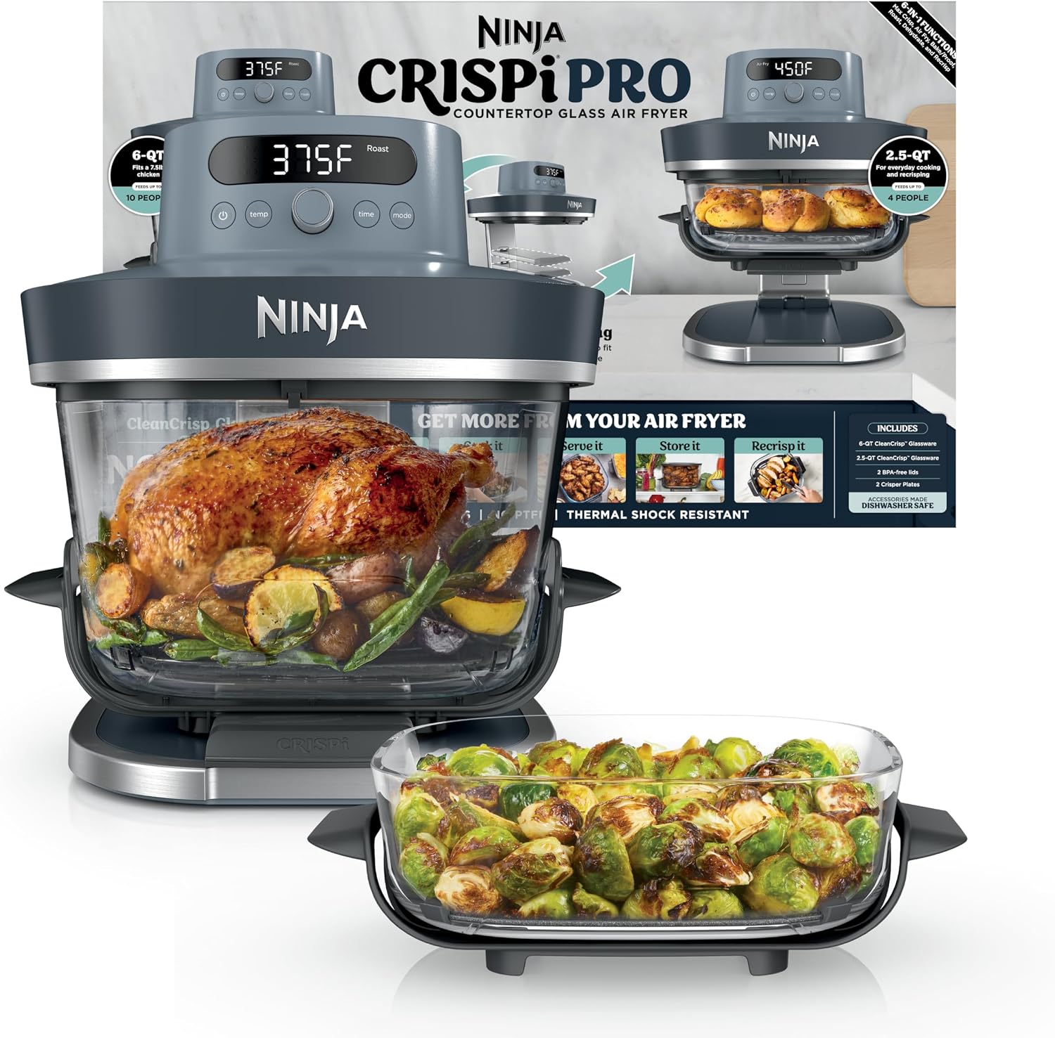 Food Storage Safety - Ninja Crispi Pro 6-in-1 Glass Air