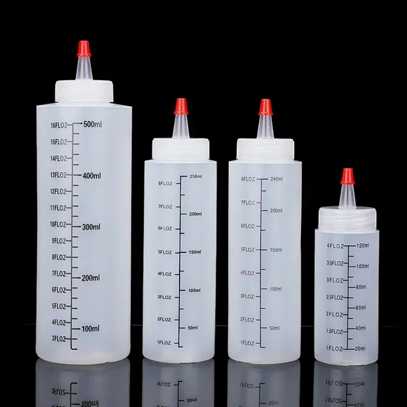 Salad Dressing Bottle - Hot Plastic Needle-nosed Scale Squeeze Bottle