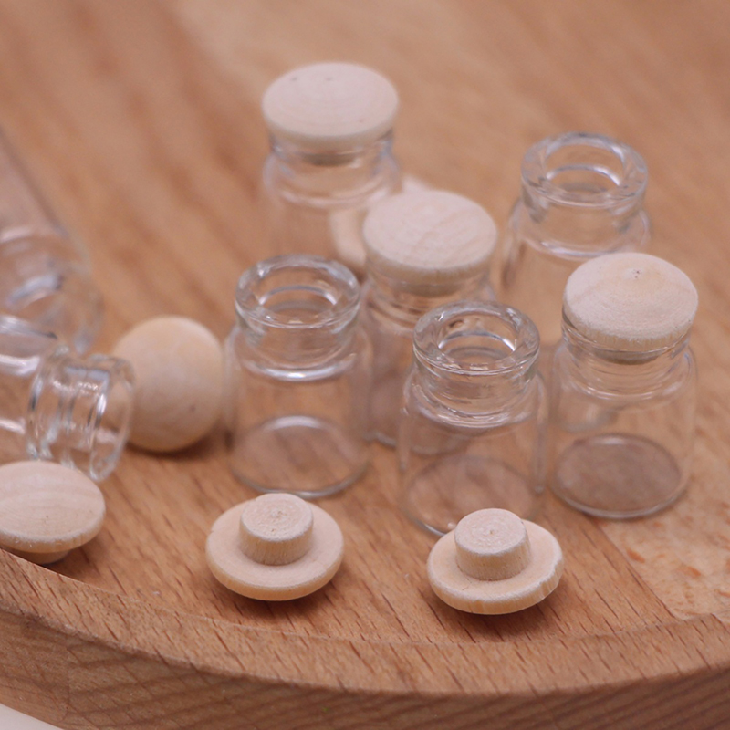 Food Storage Usa - 4Pcs 1:12 Dollhouse Miniature Glass Jars