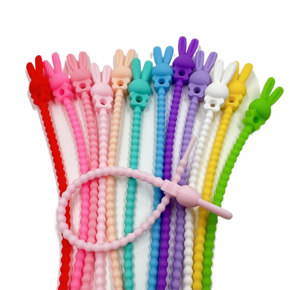 Food Storage With Lids - 10Pcs Flower Star Silicone Cable Organizer