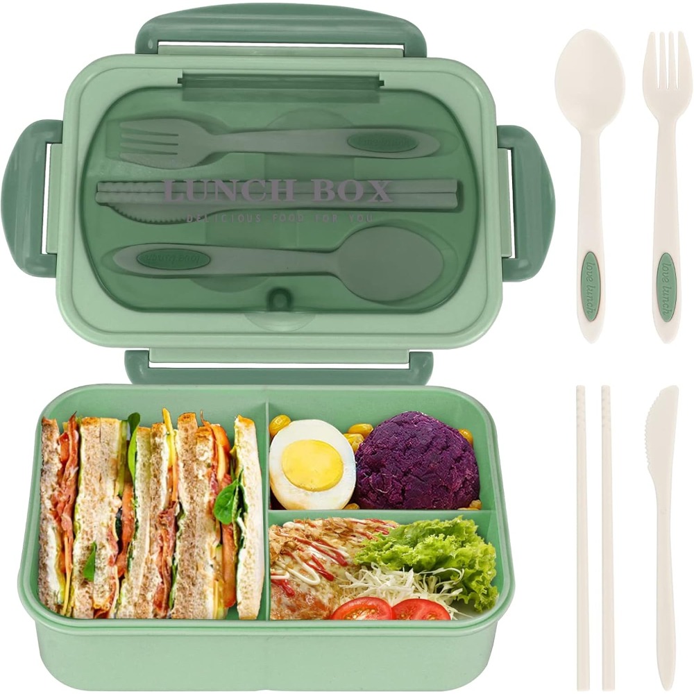 1200ML Bento Lunch Box For Adu - Food Storage Safety ulasan dan harga