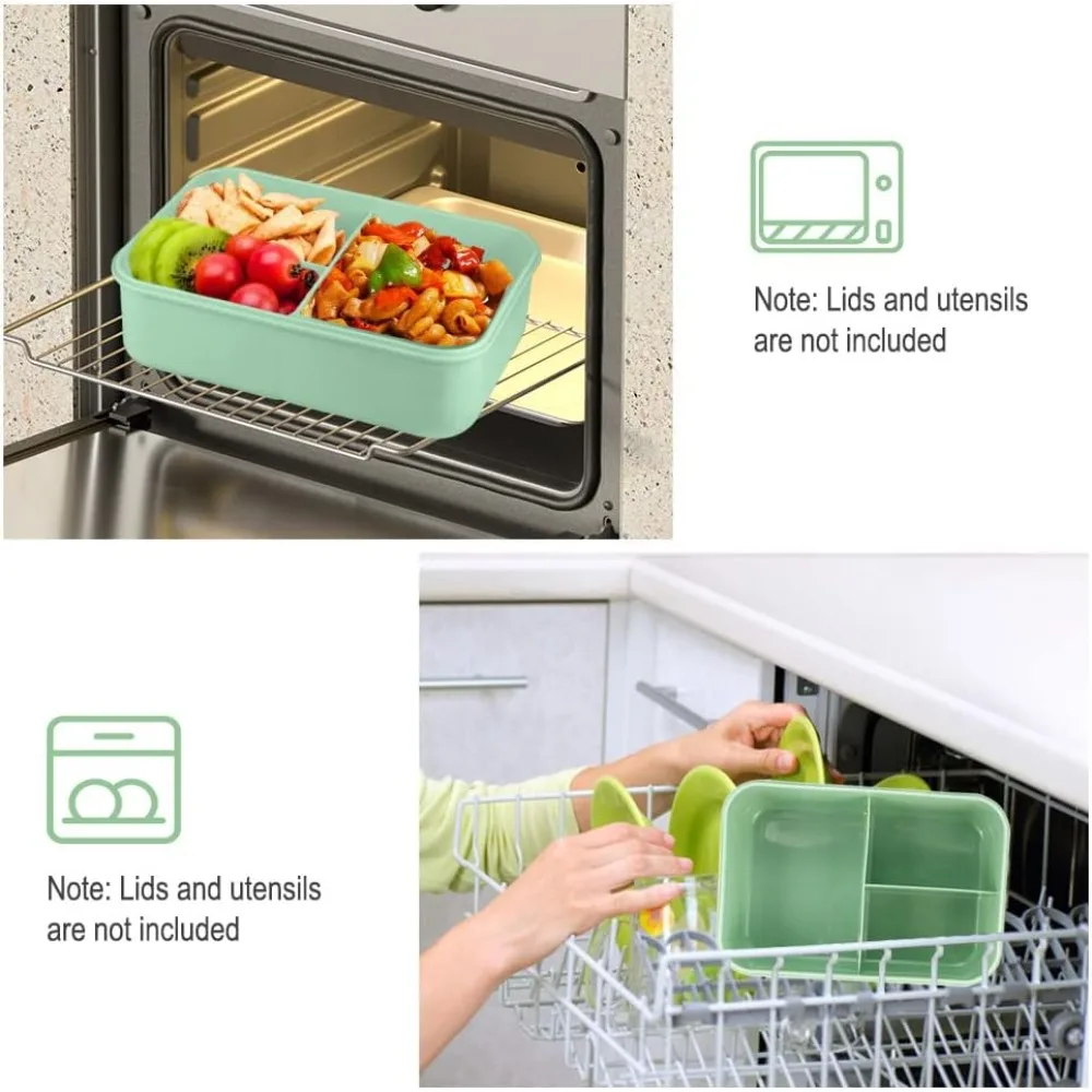 1200ML Bento Lunch Box For Adu - Food Storage Safety ulasan dan harga