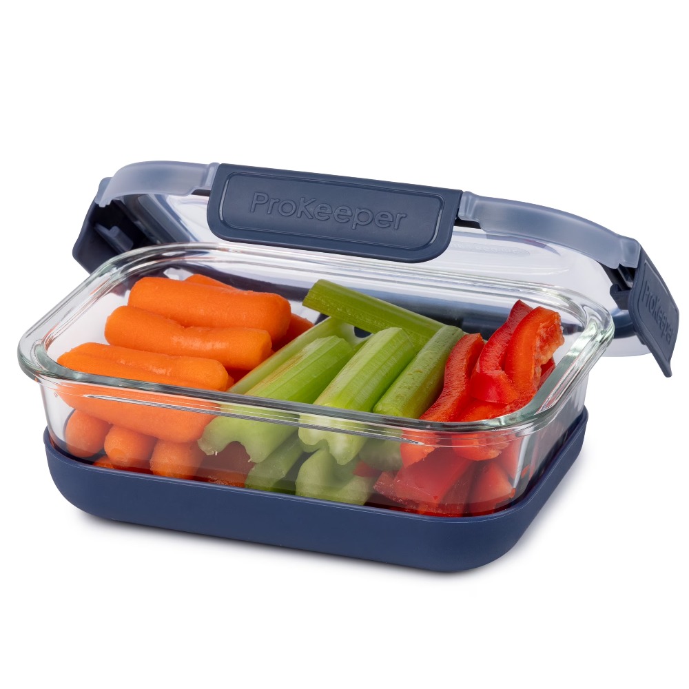 2.8 Cup Glass Food Storage Con - Food Storage With Glass Lids ulasan dan harga