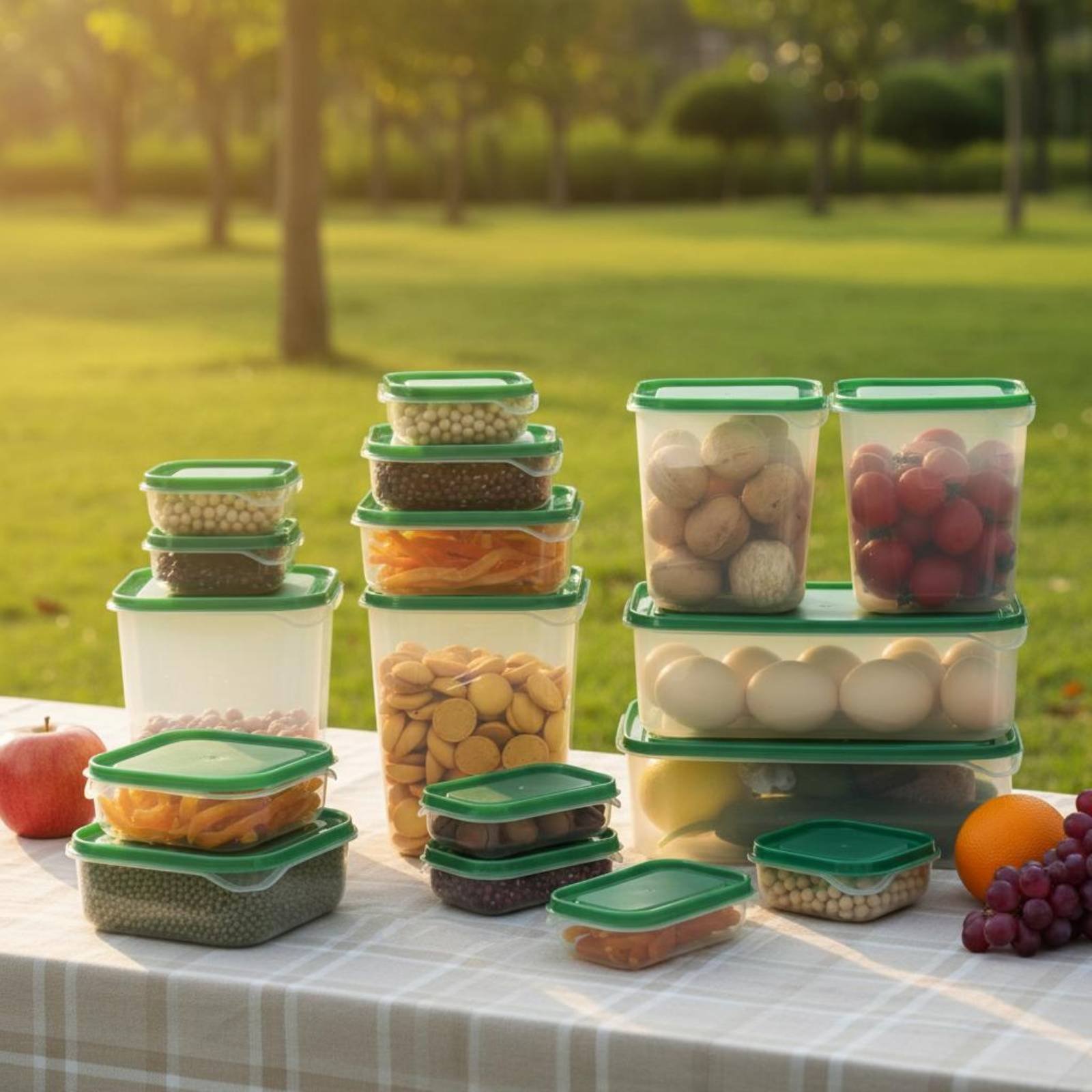 17 Pieces Fridge Storage Box S - Food Storage With Lids ulasan dan harga