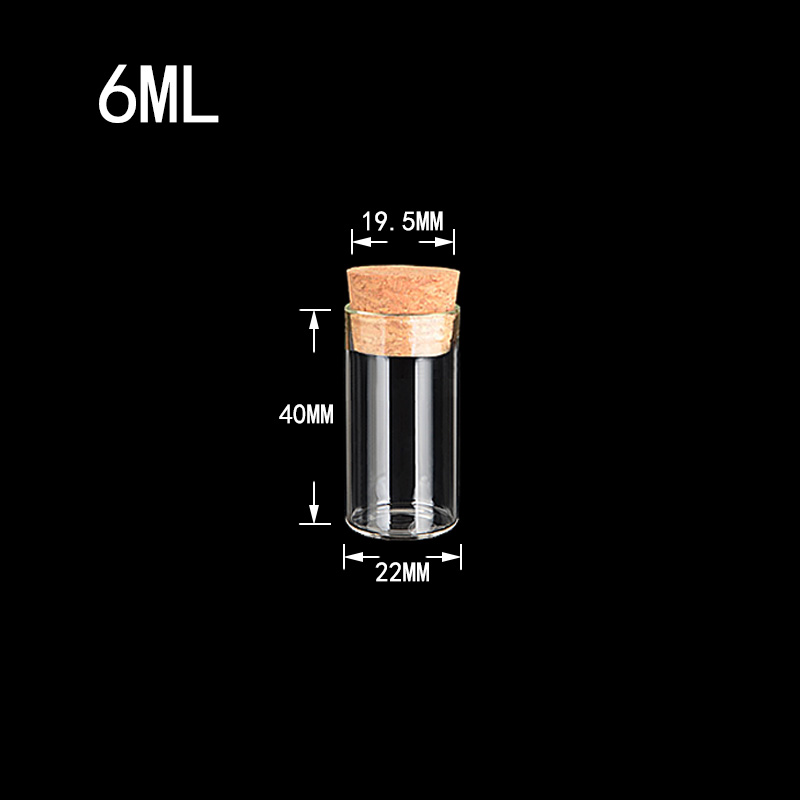 22*40mm 6ml Empty Glass Transp - Food Storage Youtube ulasan dan harga