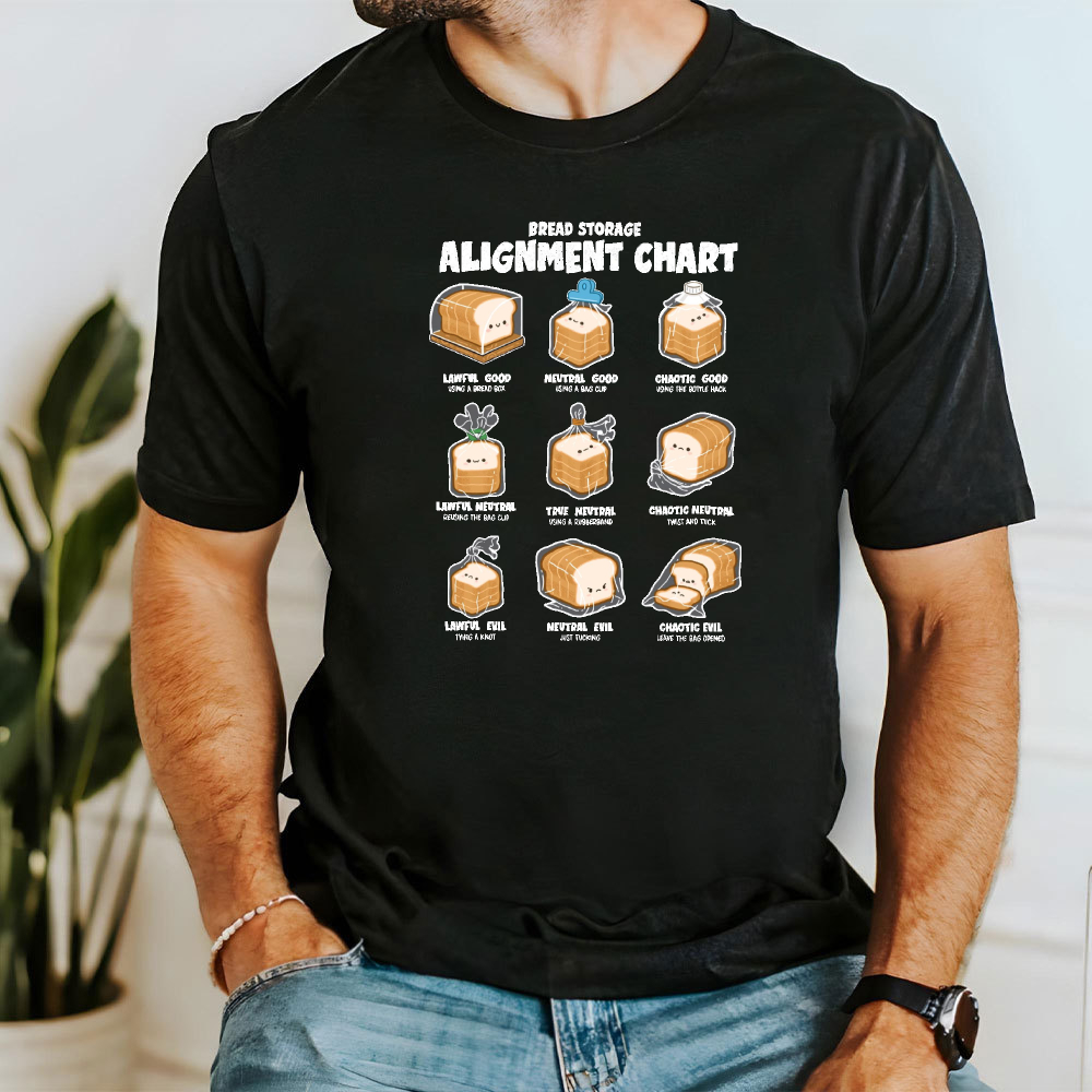 Cute Cartoon Grid Print T-Shir - Food Storage Chart ulasan dan harga