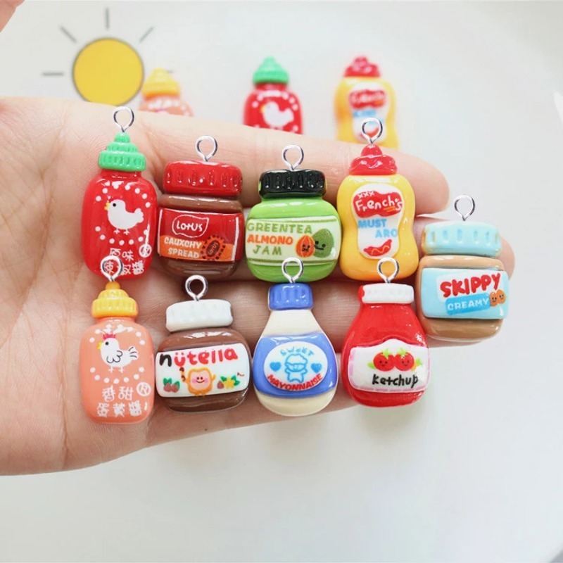 10pcs Funny Cartoon Bread Sauc - Salad Dressing Bottle ulasan dan harga