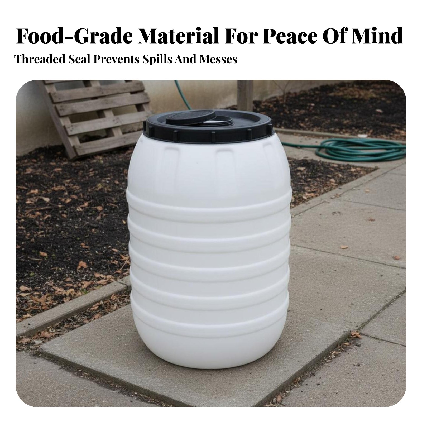 Food Grade Plastic Barrel Airt - Food Storage With Lids ulasan dan harga