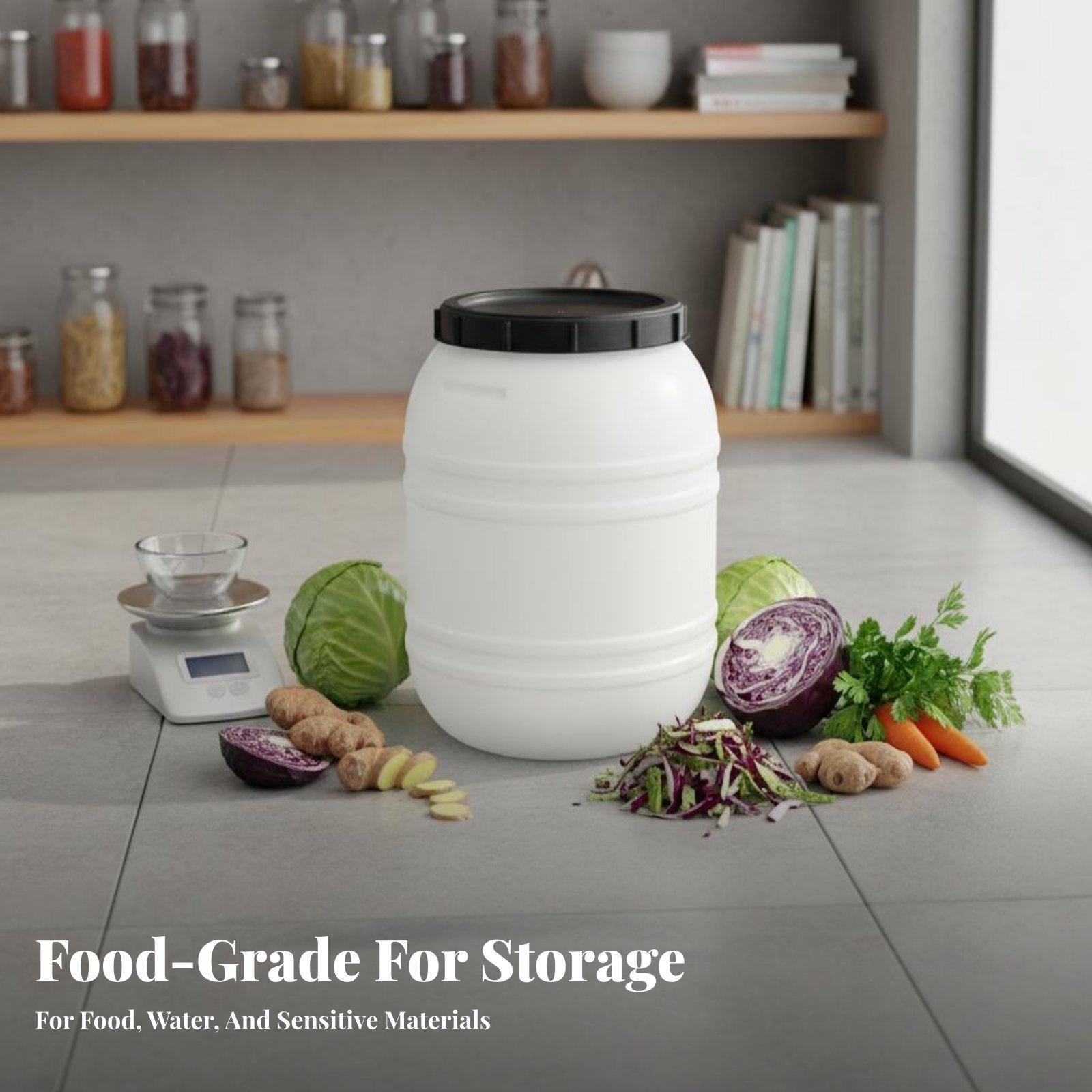 Food Grade Plastic Barrel Airt - Food Storage With Lids ulasan dan harga