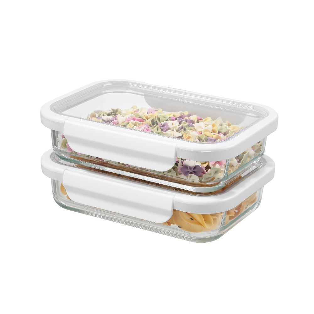 2.3Cup Rectangle Glass Food St - Best Food Storage ulasan dan harga