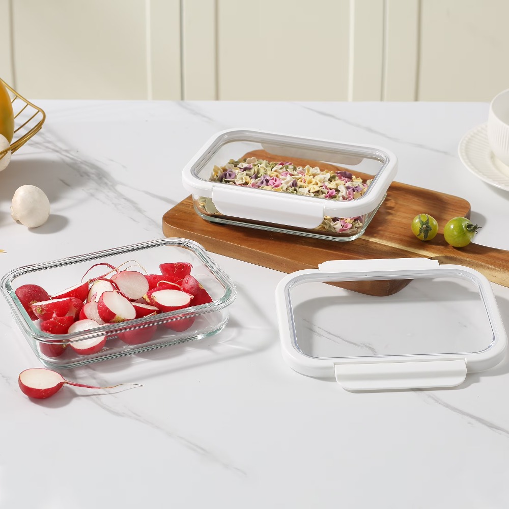 2.3Cup Rectangle Glass Food St - Best Food Storage ulasan dan harga