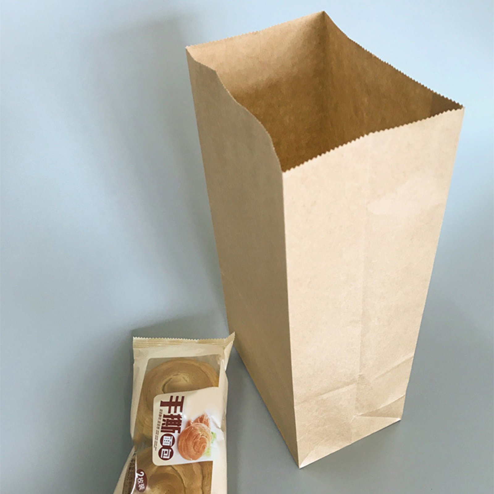 100pcs Kraft Paper Bag Small S - Food Storage Usa ulasan dan harga