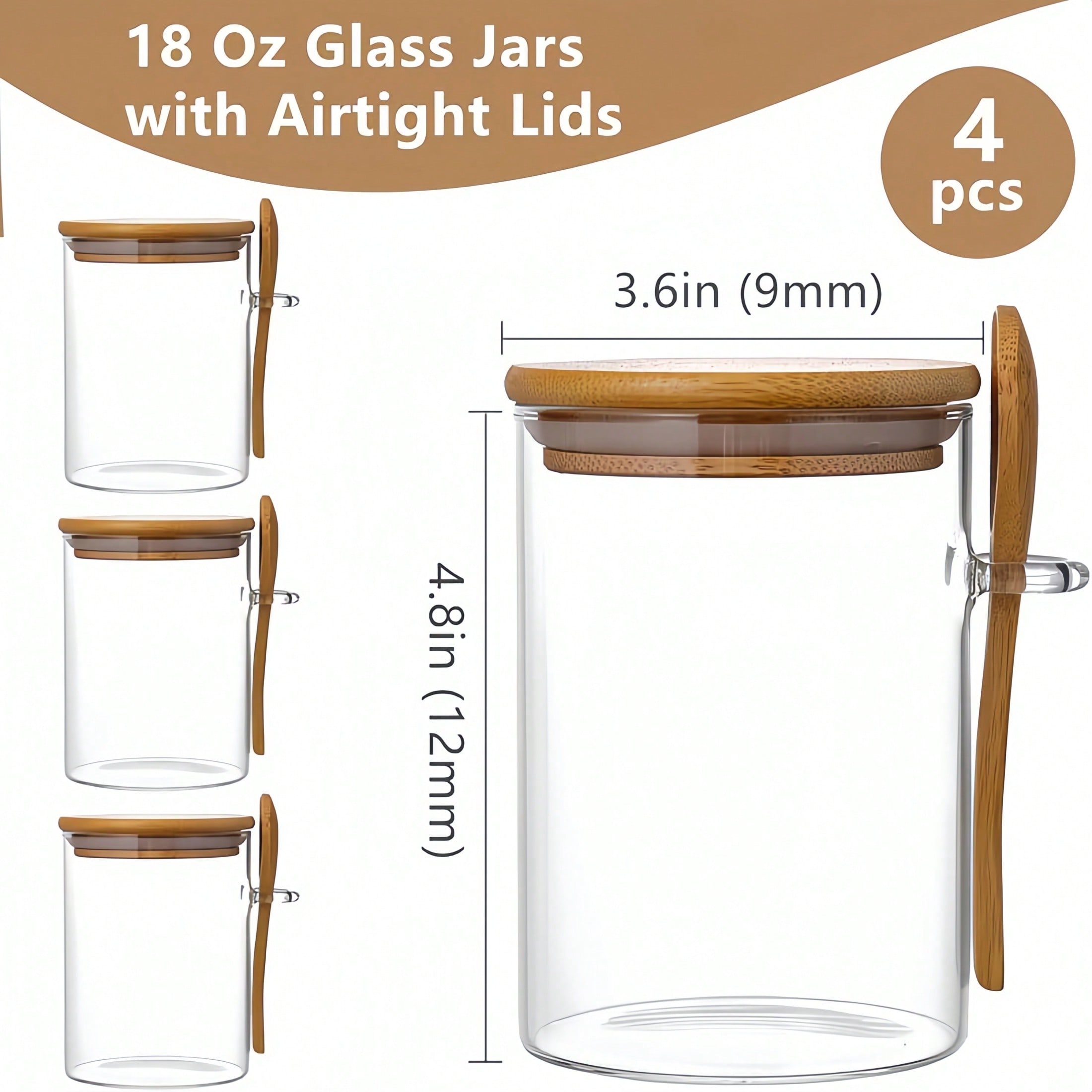 4-Piece Storage Set (Including - Food Storage With Glass Lids ulasan dan harga