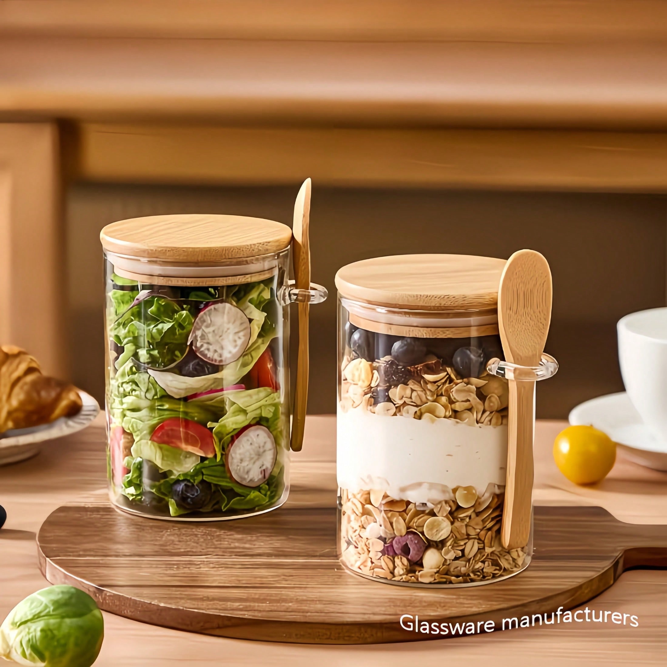 4-Piece Storage Set (Including - Food Storage With Glass Lids ulasan dan harga