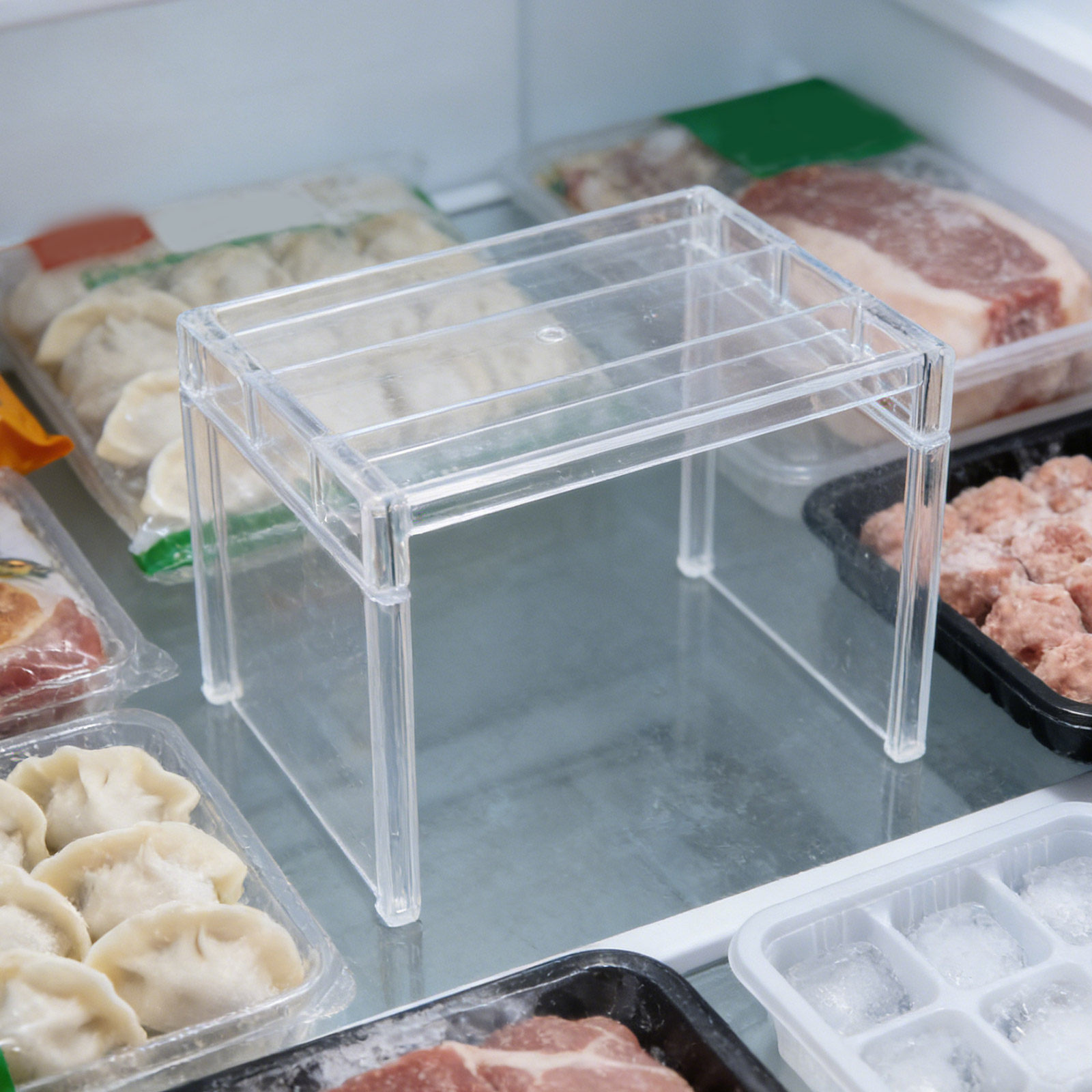 2Pcs Refrigerator Organizer Sh - Food Storage Freezer ulasan dan harga