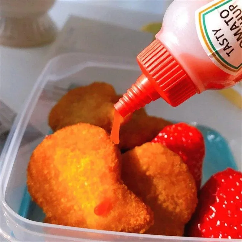 2Pcs/Set 25ML Mini Tomato Ketc - Salad Dressing Bottle ulasan dan harga