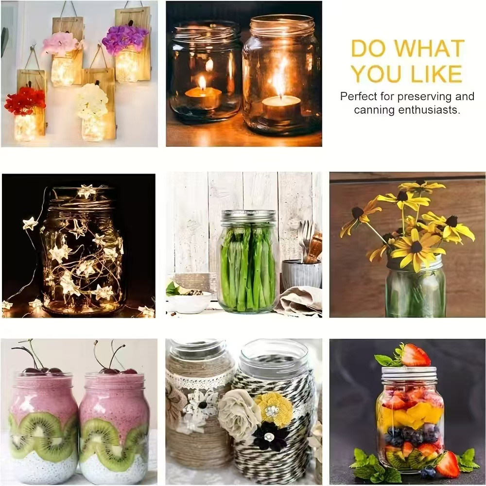 6Pcs, 12Pcs, 500Ml/16Oz, Glass - Salad Dressing Bottle ulasan dan harga