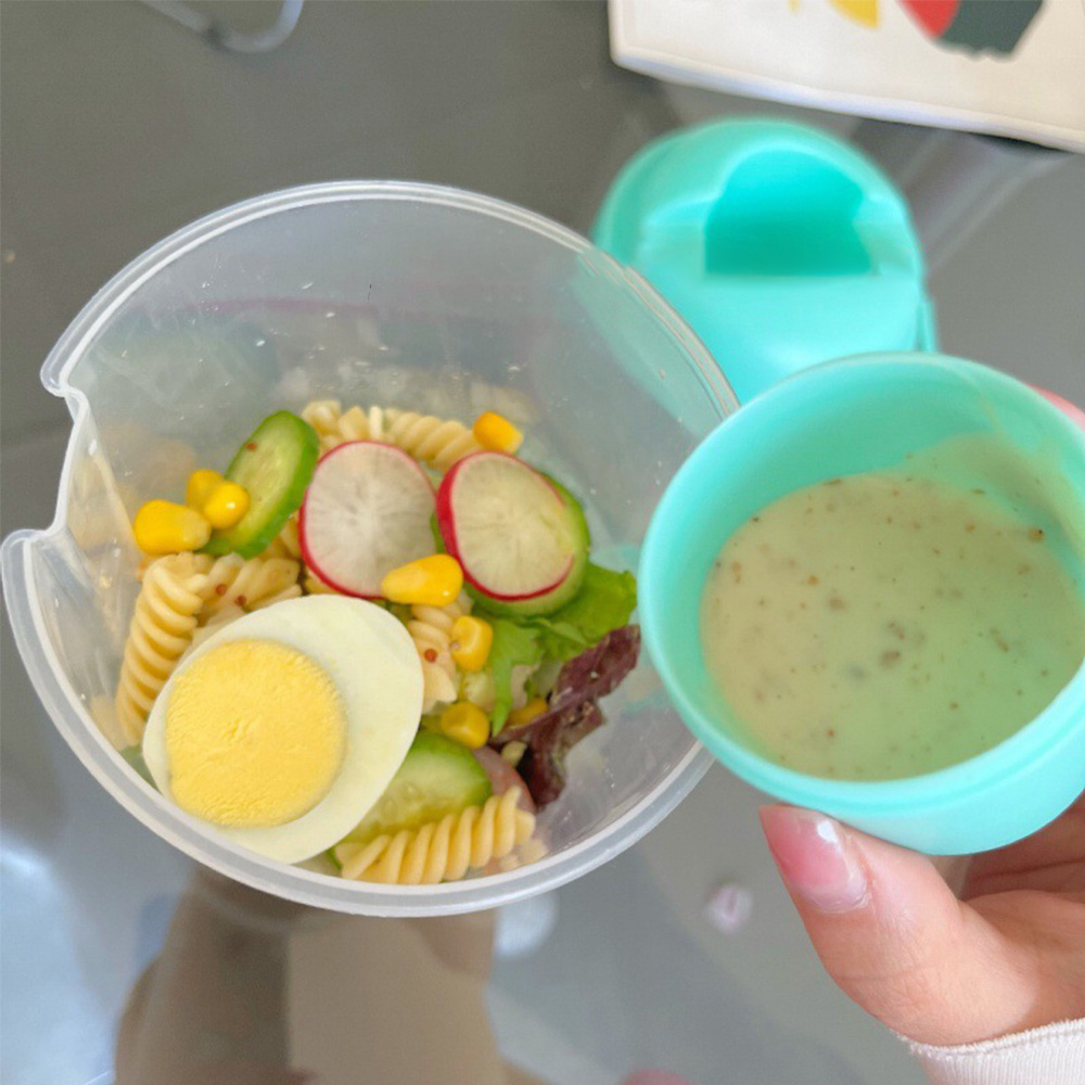 1PC White/Green Portable Bottl - Salad Dressing Bottle ulasan dan harga
