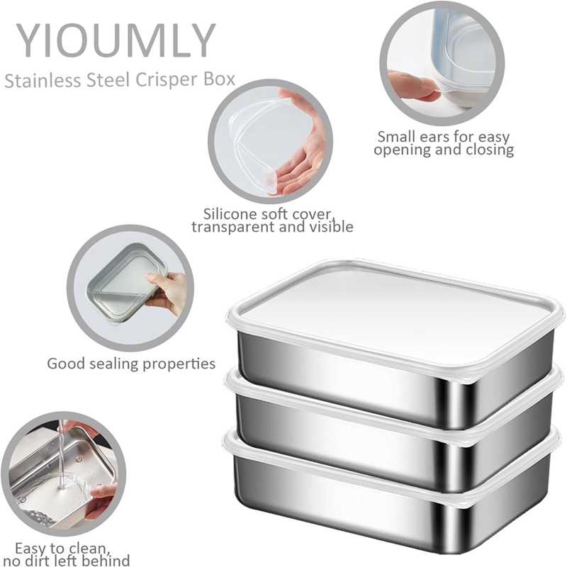 Stainless Steel Containers for - Food Storage Usa ulasan dan harga