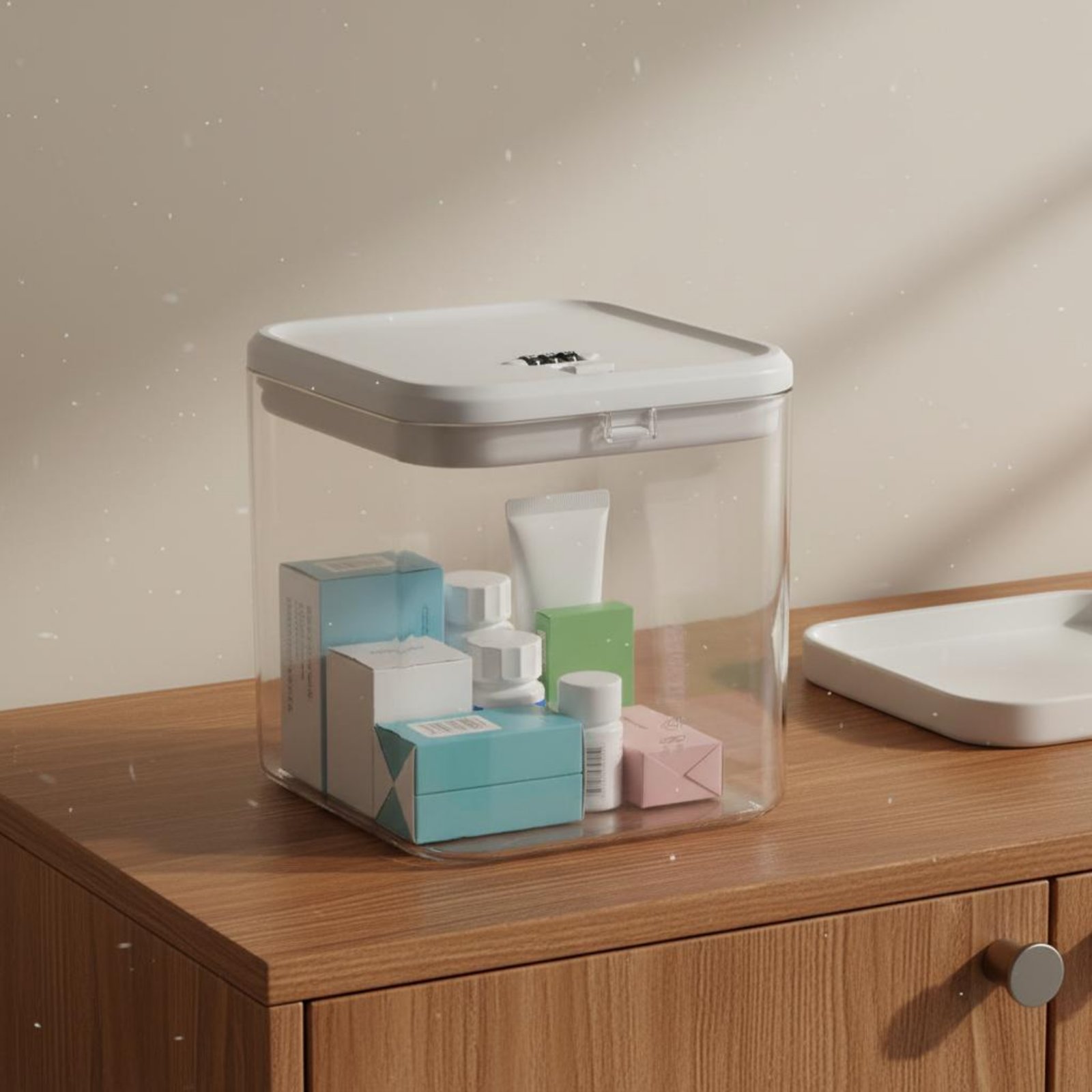 Clear Lockable Box Versatile L - Food Storage Usa ulasan dan harga