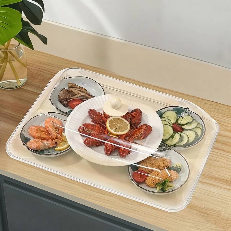 WORTHBUY Reusable Plastic Food - Food Storage With Lids ulasan dan harga