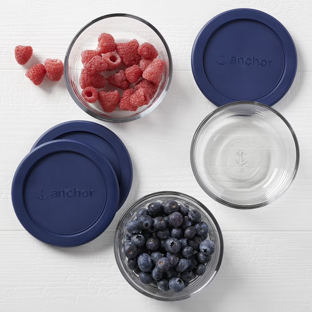 Anchor Hocking Glass Food Stor - Food Storage With Glass Lids ulasan dan harga