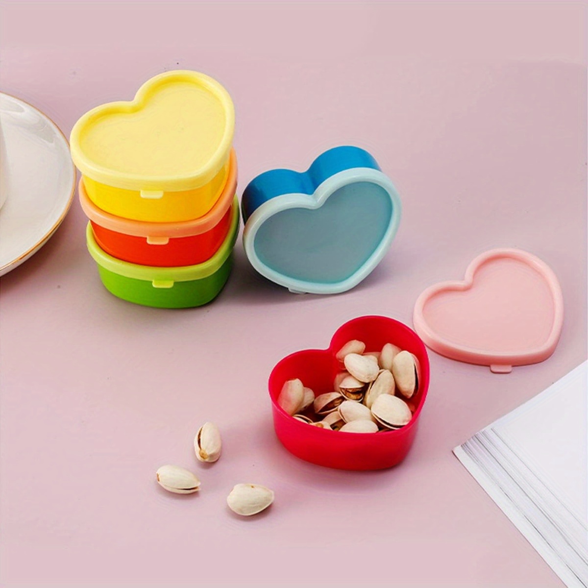 5PCS Mini Lunch Box Condiment  - Salad Dressing Bottle ulasan dan harga