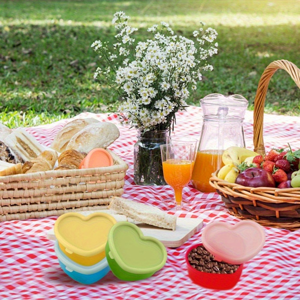 5PCS Mini Lunch Box Condiment  - Salad Dressing Bottle ulasan dan harga