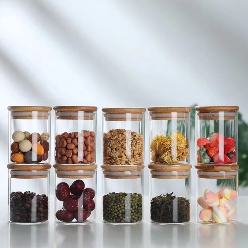 Glass Food Storage Tank with M - Food Storage With Glass Lids ulasan dan harga
