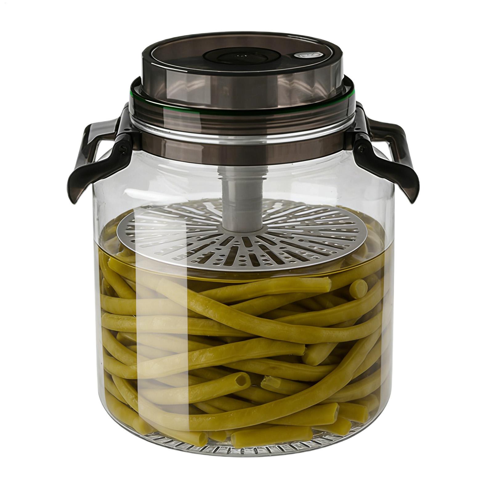 5L Round Pickle Jars With Lids - Food Storage Lidl ulasan dan harga