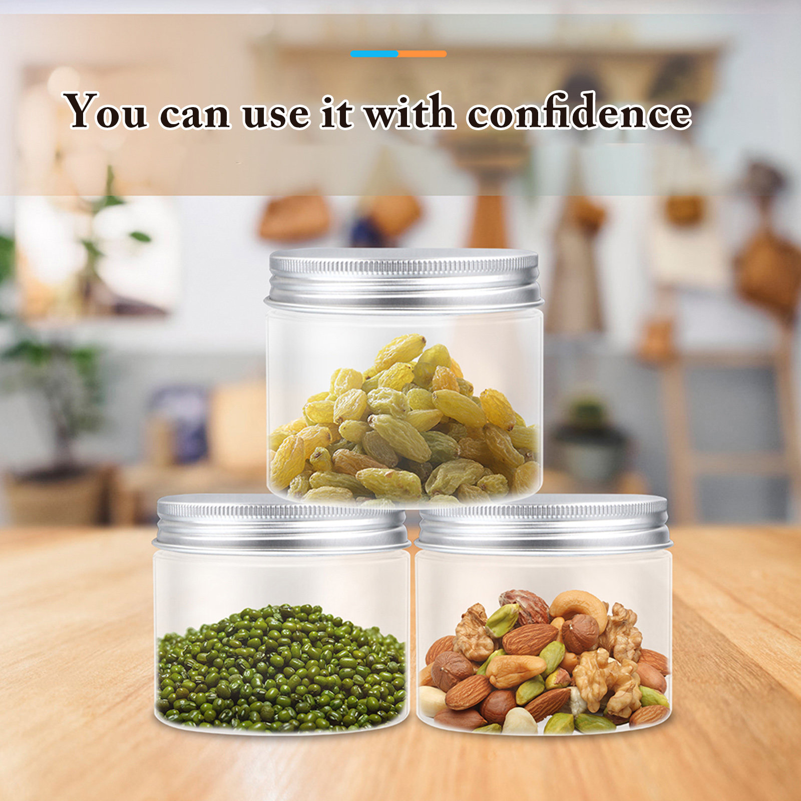 12Pcs Food Storage Jars Set Re - Food Storage With Lids ulasan dan harga
