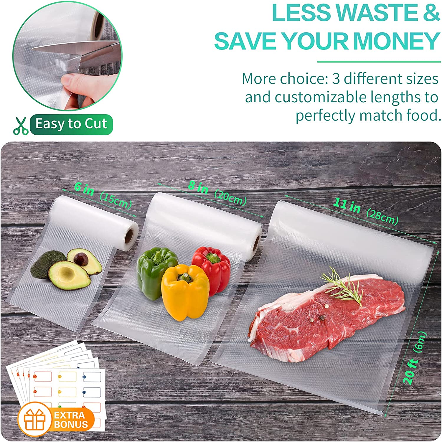 Kitchen Bags For Vacuum Food V - Food Storage Vacuum ulasan dan harga