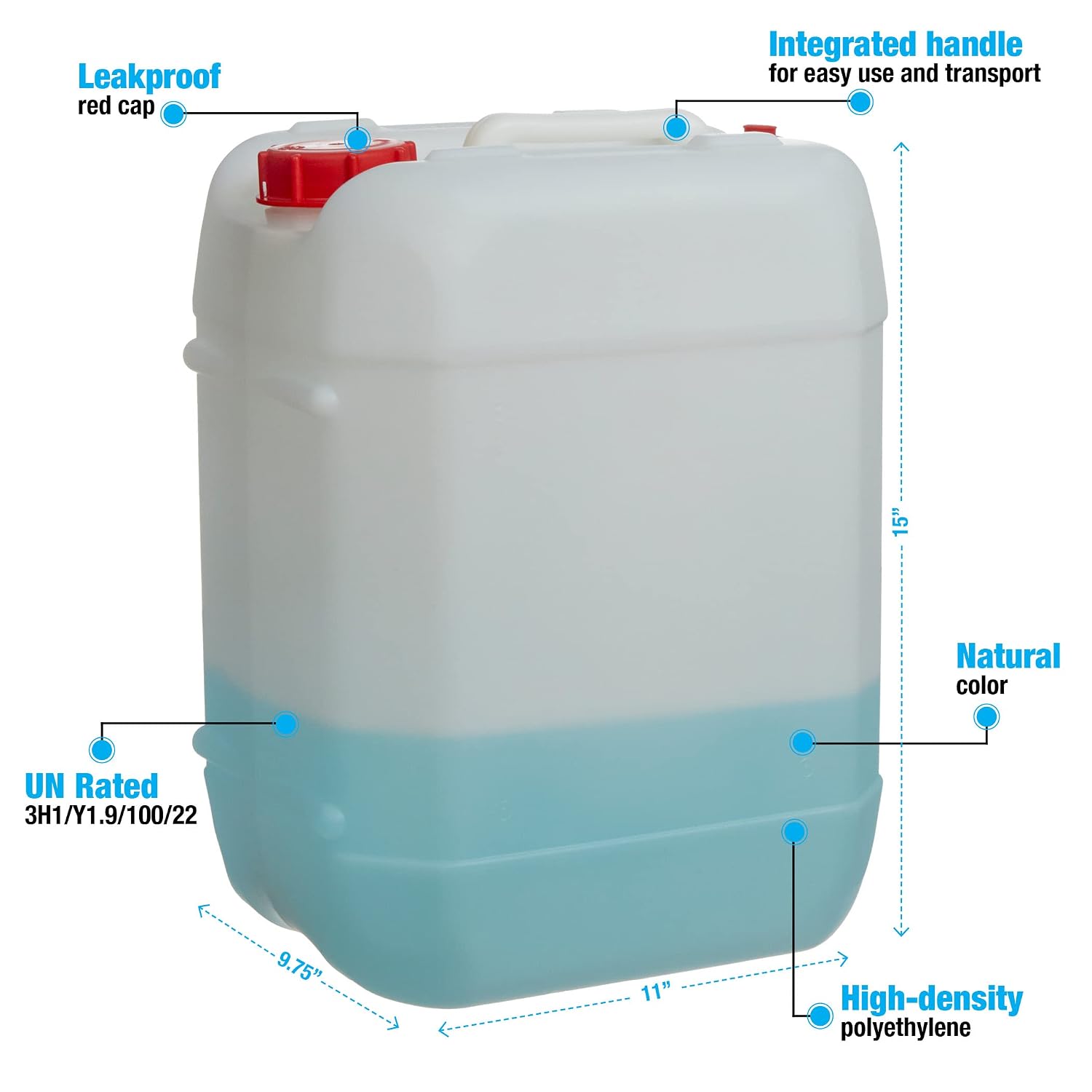 5 Gallon Stackable Plastic Car - Food Storage Usa ulasan dan harga