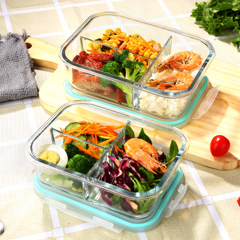 Glass Fresh-Keeping Box high B - Food Storage Safety ulasan dan harga