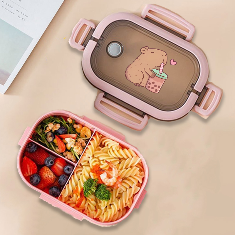 Capybara Bento Lunch Box Anime - Food Storage Usa ulasan dan harga