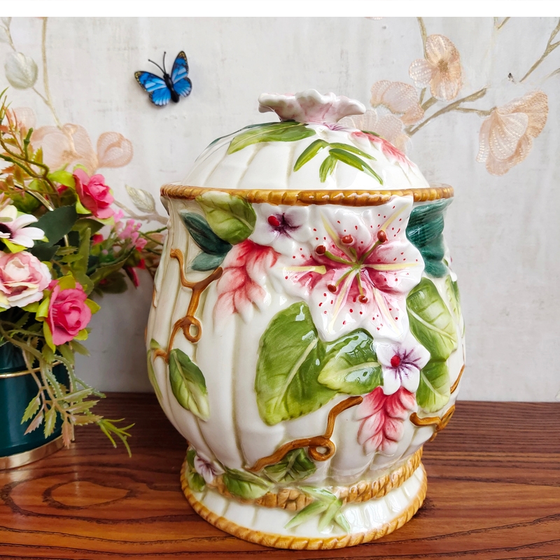 European-style ceramic jar lid - Food Storage Lidl ulasan dan harga