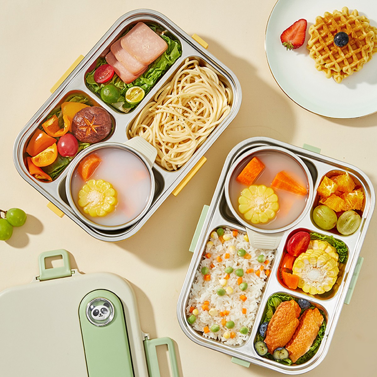 Portable Sealed 304 Stainless  - Food Storage Safety ulasan dan harga