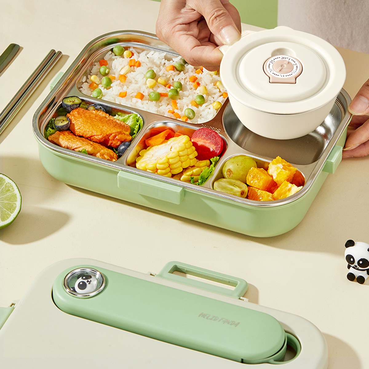 Portable Sealed 304 Stainless  - Food Storage Safety ulasan dan harga