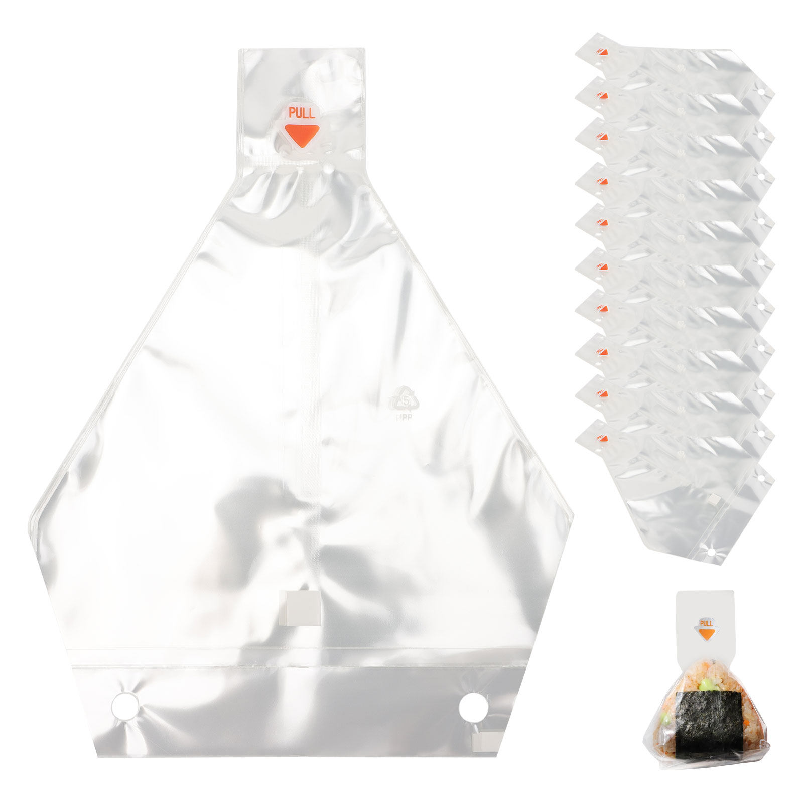 20Pcs Sushi Packaging Bags Cre - Food Storage Youtube ulasan dan harga