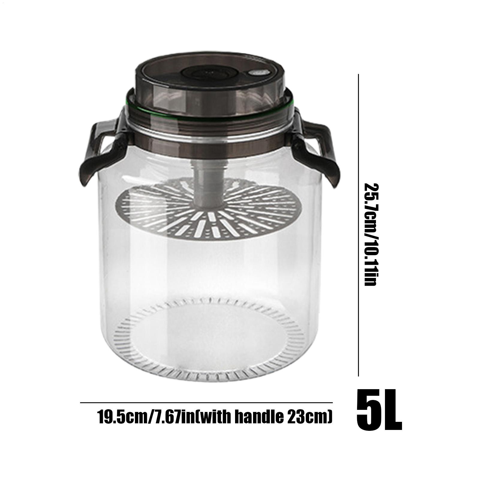 Pickle Jars with Lids 5L Round - Food Storage Lidl ulasan dan harga