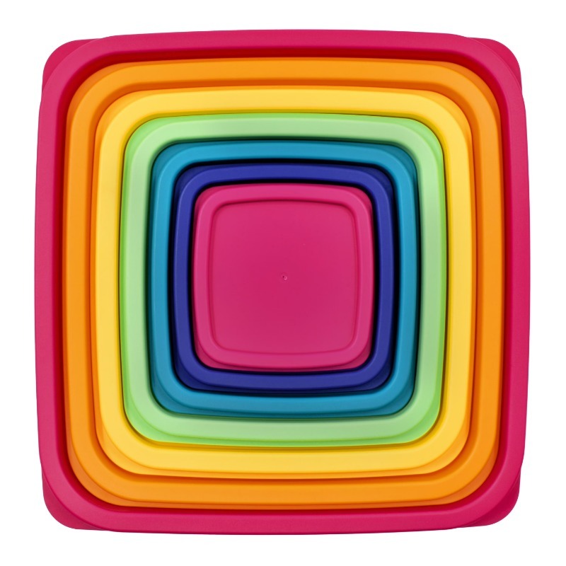Mainstays Plastic Rainbow Food - Best Food Storage ulasan dan harga