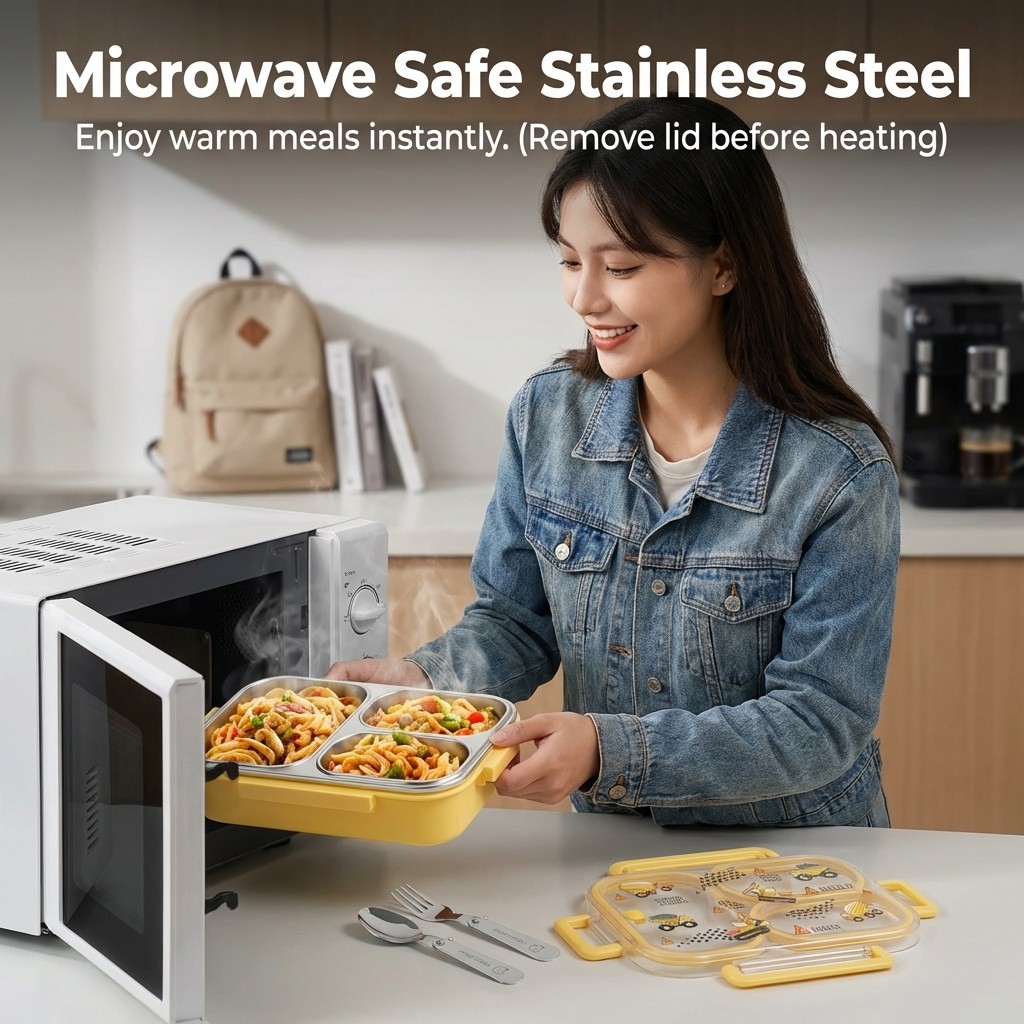 900ML Cute 304 Stainless Steel - Food Storage Safety ulasan dan harga