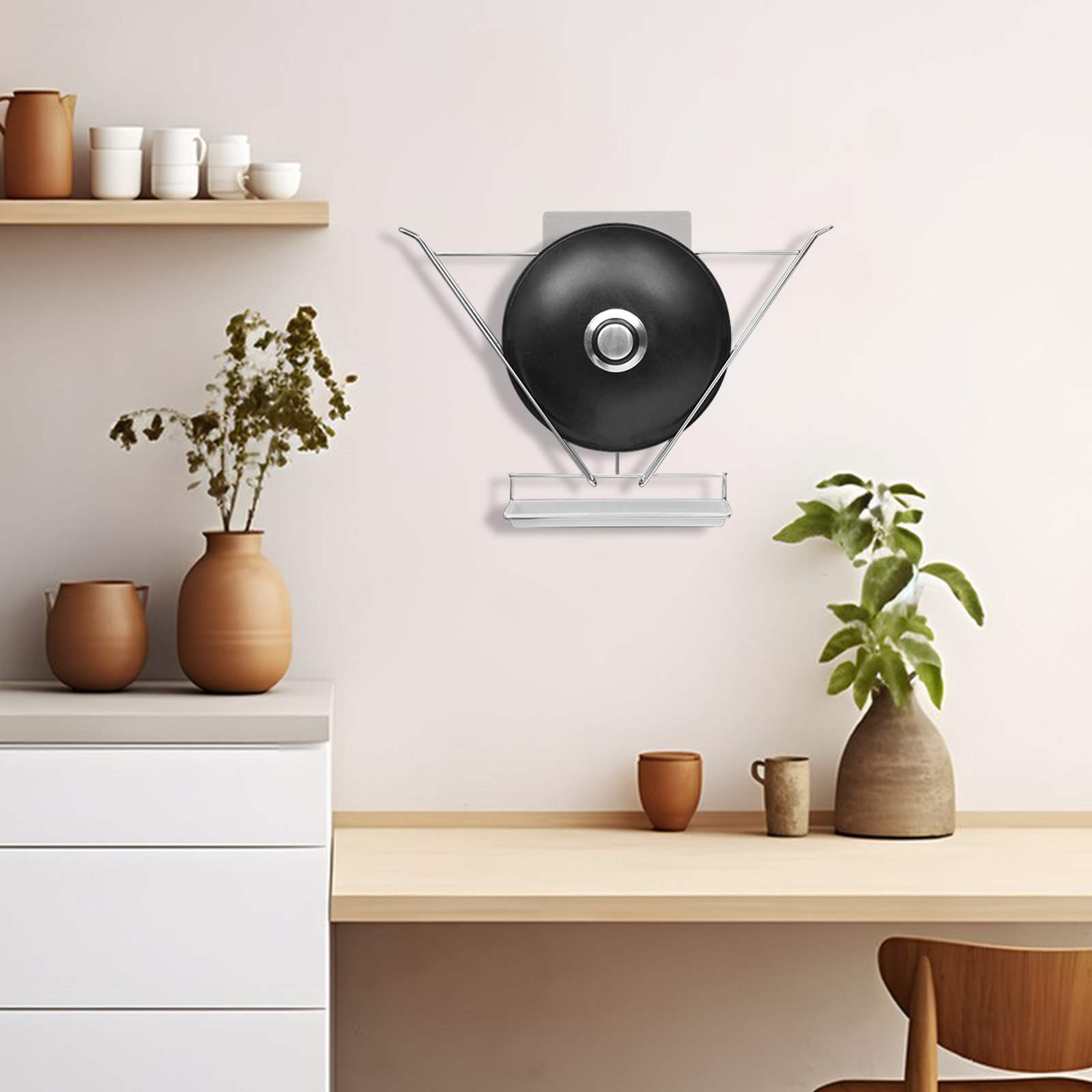 Pot Lid Organizer Wall Mounted - Food Storage With Lids ulasan dan harga