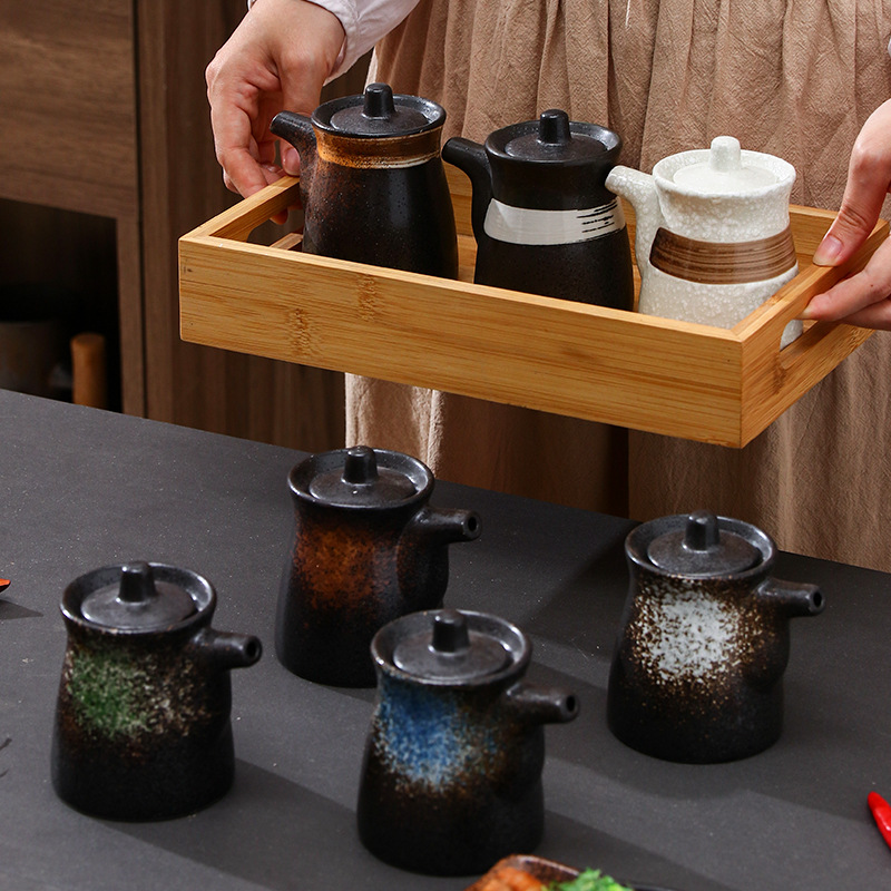 Ceramic Seasoning Bottle Soy S - Salad Dressing Bottle ulasan dan harga