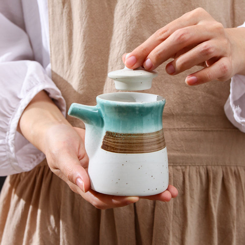 Ceramic Seasoning Bottle Soy S - Salad Dressing Bottle ulasan dan harga