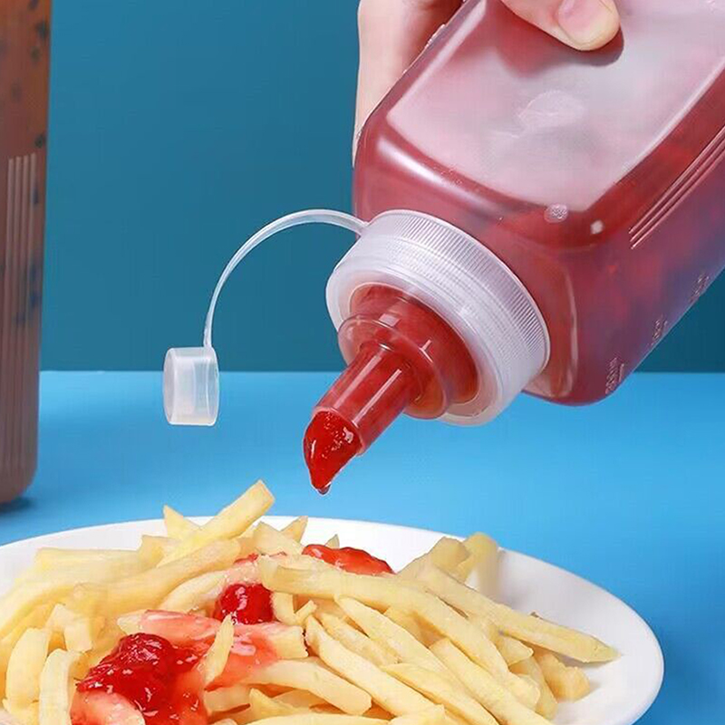 600/800/1000ML Squeeze Condime - Salad Dressing Bottle ulasan dan harga