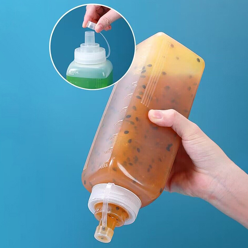 600/800/1000ML Squeeze Condime - Salad Dressing Bottle ulasan dan harga