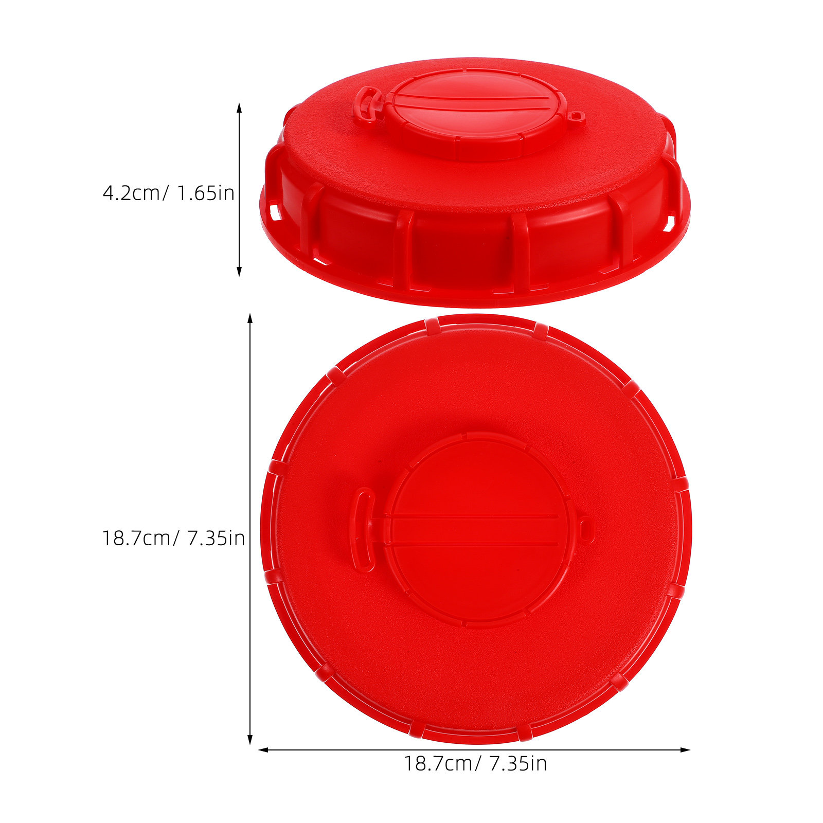 Ibc Tote Lid Red 16.2cm ABS Ve - Food Storage With Lids ulasan dan harga
