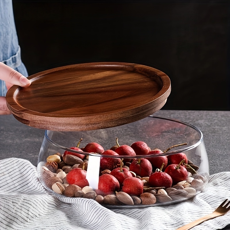 Glass Canisters with Wooden Li - Food Storage Lidl ulasan dan harga