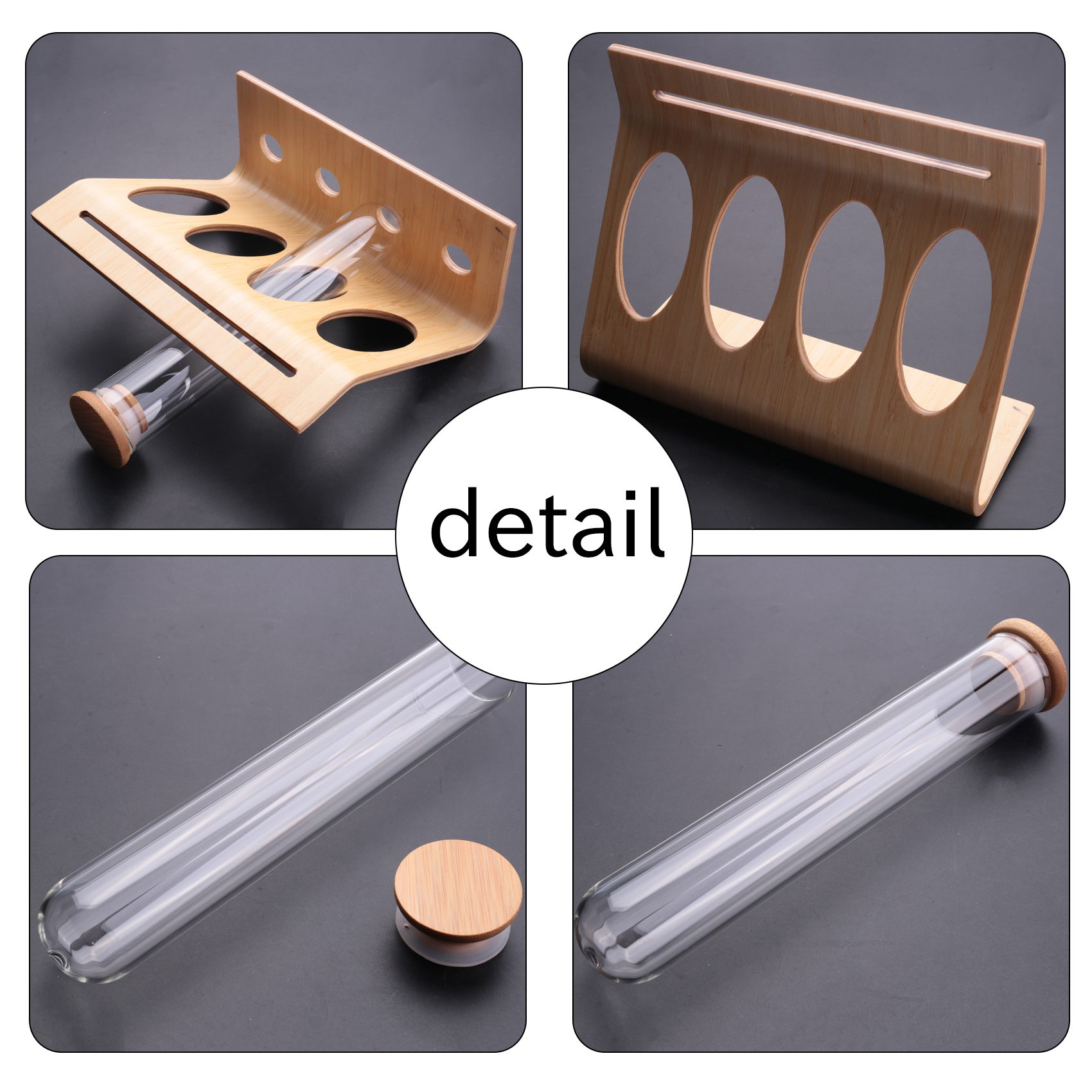 B52C Wooden Coffee Beans Tea D - Food Storage Youtube ulasan dan harga